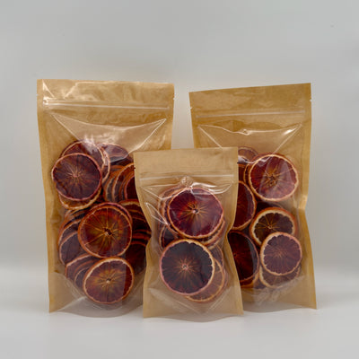 Dehydrated Sliced Blood Oranges