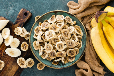 Dehydrated Sliced Bananas