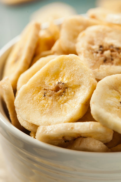 Dehydrated Sliced Bananas