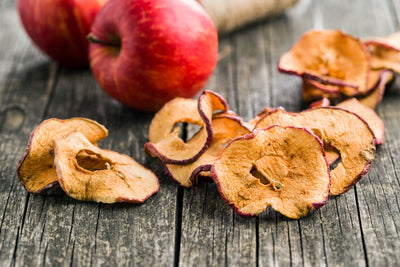 Dehydrated Sliced Red Apples